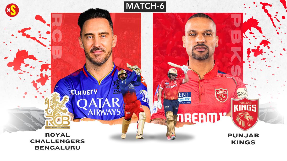 RCB vs PBKS Live Score, IPL 2024: Royal Challengers Bengaluru eyes first win of season; Predicted playing XI, squads, streaming info